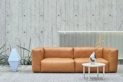 Hay Sofa Mags Soft Leder Braun / 2- Bis 3-Sitzer - L 238 Cm / Leder - Cognac New