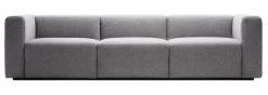 Hay Sofa Mags Textil Grau 3-Sitzer - L 266 Cm - Hellgrau Best