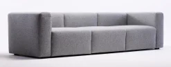 Hay Sofa Mags Textil Grau 3-Sitzer - L 266 Cm - Hellgrau Best