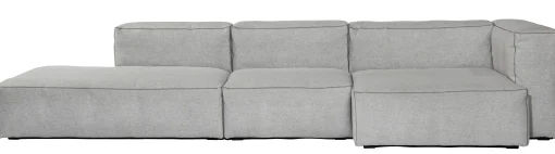 Hay Soft Mags Ecksofa / L 314 Cm - Mit Armlehne Links - Hellgrau Discount