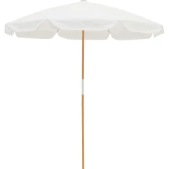 BUSINESS & PLEASURE Sonnenschirm The Amalfi Textil Holz Weis / O 230 Cm - - Holz Natur - Weis Online