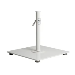 BUSINESS & PLEASURE Sonnenschirmfus The Classic Metall Weis / 25 Kg - Fur Mastdurchmesser Von 2,5 Bis 3,8 Cm - Blanc Antique Fashion