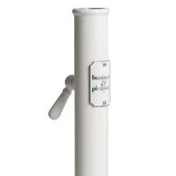 BUSINESS & PLEASURE Sonnenschirmfus The Classic Metall Weis / 25 Kg - Fur Mastdurchmesser Von 2,5 Bis 3,8 Cm - Blanc Antique Fashion