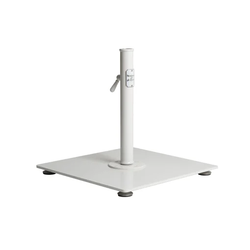 BUSINESS & PLEASURE Sonnenschirmfus The Classic Metall Weis / 16 Kg - Fur Mastdurchmesser Von 2,5 Bis 3,8 Cm - Blanc Antique Clearance