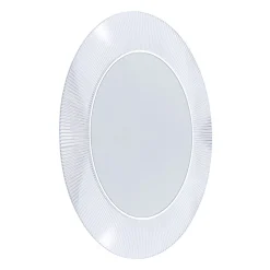 Kartell Spiegel Leuchtend All Saints Plastikmaterial Transparent Led / O 78 Cm - Kristall Clearance