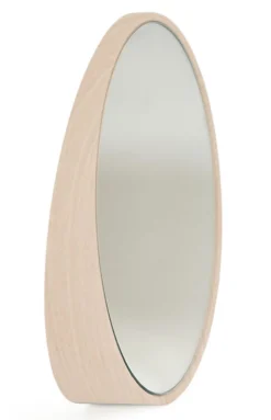 Harto Spiegel Odilon Medium Glas Holz Natur / O 40 Cm - Eiche Best Sale
