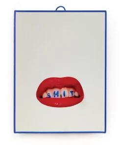 Seletti Spiegel Toiletpaper Plastikmaterial /   -  Small H 23 Cm - Bunt Outlet