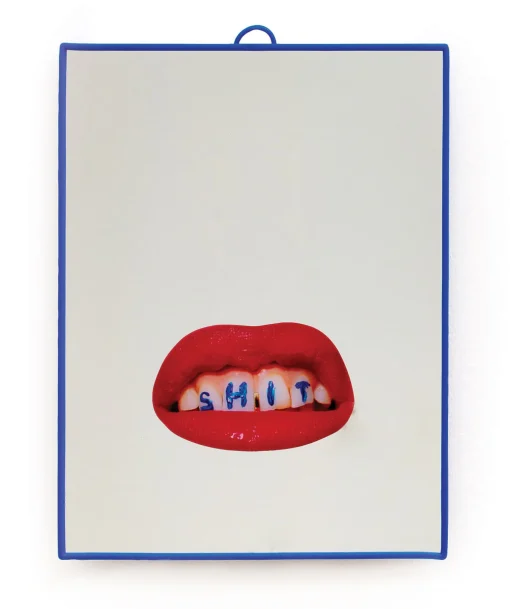 Seletti Spiegel Toiletpaper Plastikmaterial /   -  Small H 23 Cm - Bunt Outlet