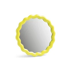 & klevering Spiegel Zigzag Plastikmaterial/ Zum Aufstellen Oder Aufhangen - O 17,5 Cm - Gelb Outlet