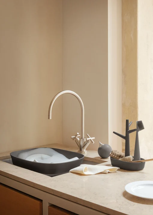 Eva Solo Spulbecken  Plastikmaterial Grau / Faltbar 31 X 38 Cm - Elefantengrau Shop