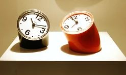 Alessi Standuhr Cronotime Plastikmaterial- Schwarz Best Sale