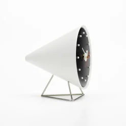 Vitra Standuhr Desk Clocks - Cone Clock Plastikmaterial Weis / By George Nelson, 1947-1953 - Schwarz - Weis Best Sale