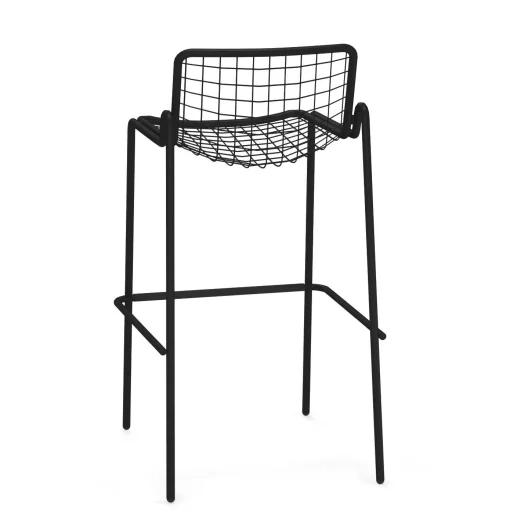 Emu Stapelbarer Barhocker Rio R50 Metall/ H 74 Cm - Metall - Schwarz Flash Sale