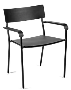 Serax Stapelbarer Sessel August Metall/ Aluminium - Schwarz New