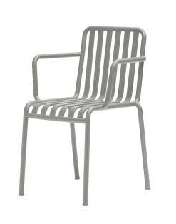 Hay Stapelbarer Sessel Palissade Metall Grau / R & E Bouroullec - Hellgrau Fashion