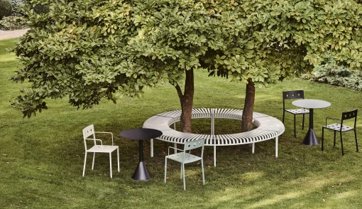 Hay Stapelbarer Stuhl Balcony Metall Schwarz / Stahl - Anthrazit New
