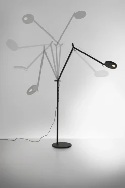 Artemide Stehleuchte Demetra Metall Grau Led / Mit Prasenzmelder - Anthrazit Best Sale