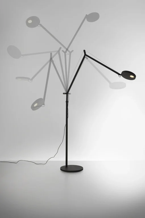 Artemide Stehleuchte Demetra Metall Grau Led / Mit Prasenzmelder - Anthrazit Best Sale