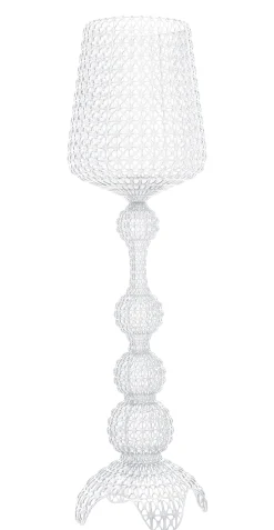 Kartell Stehleuchte Kabuki Indoor Plastikmaterial Transparent / Led - H 165 Cm - Kristall Flash Sale
