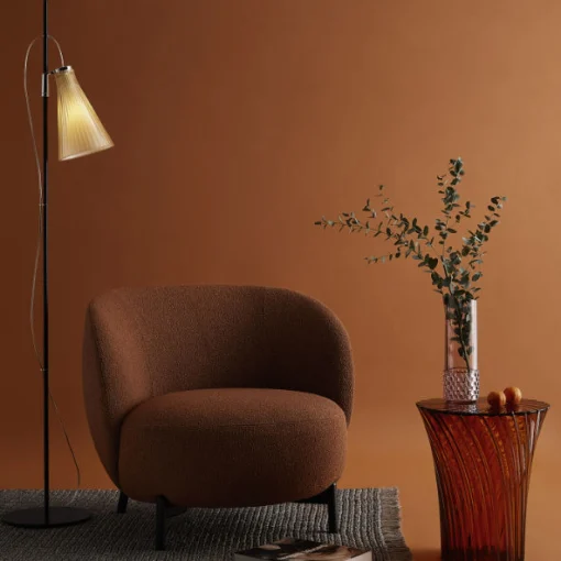 Kartell Stehleuchte K-Lux Plastikmaterial Grun / H 165 Cm - Lampenschirm Hohenverstellbar - Grau - Grun Outlet