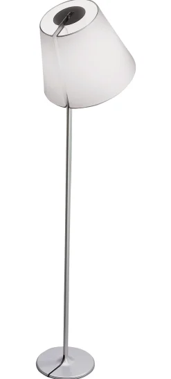 Artemide Stehleuchte Melampo Terra Metall Textil - Grau Clearance