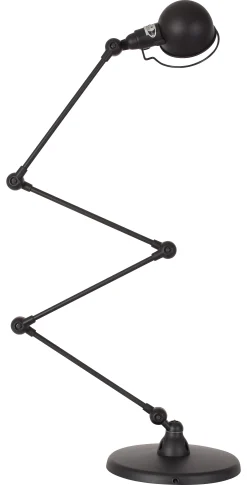 Jielde Stehleuchte Signal Zigzag Metall Schwarz / Mit 4 Gelenkarmen - H Max. 120 Cm - Schwarz Mattiert Best Sale