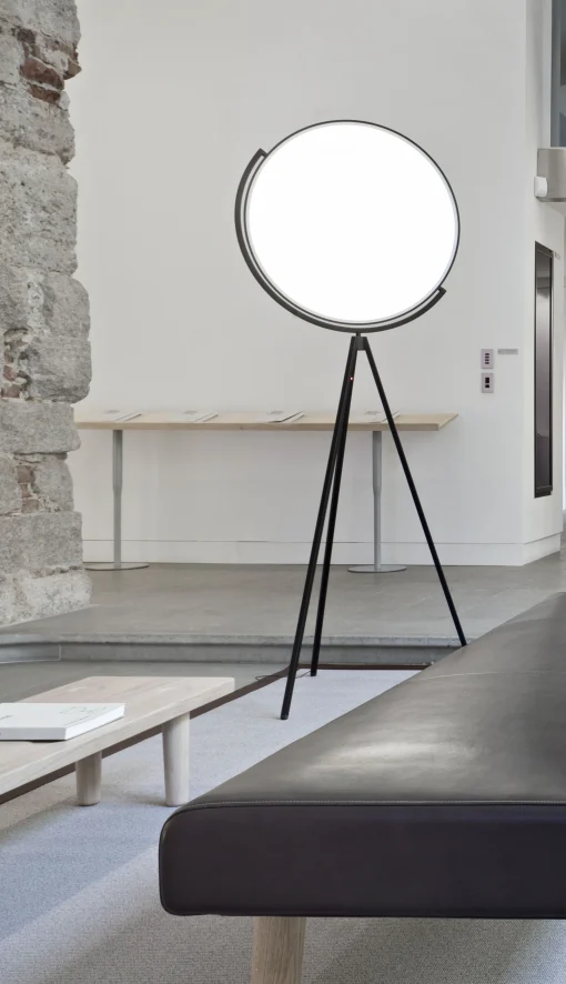 Flos Stehleuchte Superloon Led Metall/ H 197 Cm - Verstellbar - Schwarz Outlet
