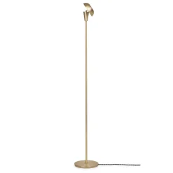 Ferm Living Stehleuchte Tiny Gold Metall / Metall - H 124 Cm / Drehbar - Messing Sale