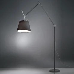 Artemide Stehleuchte Tolomeo Mega Metall Textil H 148 Bis 327 Cm - Schwarz Fashion