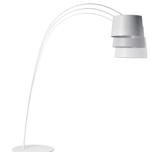 Foscarini Stehleuchte Twiggy Led Plastikmaterial - Weis Hot