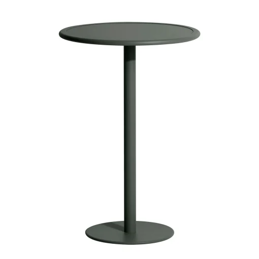 Petite Friture Stehtisch Week-End Metall Grun / O 70 X H 105 Cm - Flaschengrun Store