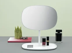 Normann Copenhagen Stellspiegel Flip Metall Beige / Ablage - Sand Outlet