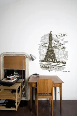 Domestic Sticker La Tour Eiffel Papierfaser25 X 35 Cm - Rosa Outlet