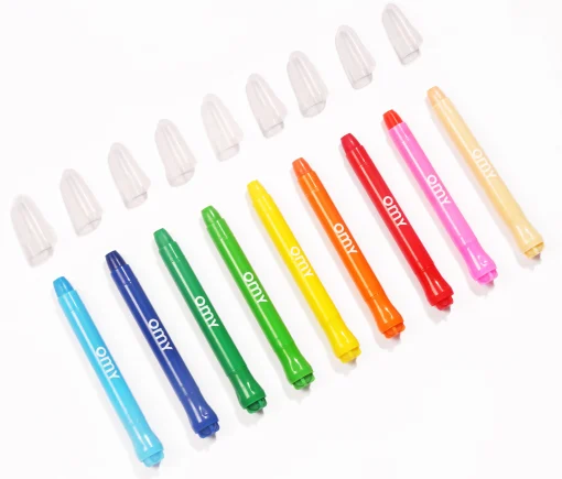 OMY Design & Play Stift  Plastikmaterial Gel / 9Er-Set - Fur Aquarellbilder - Bunt Cheap
