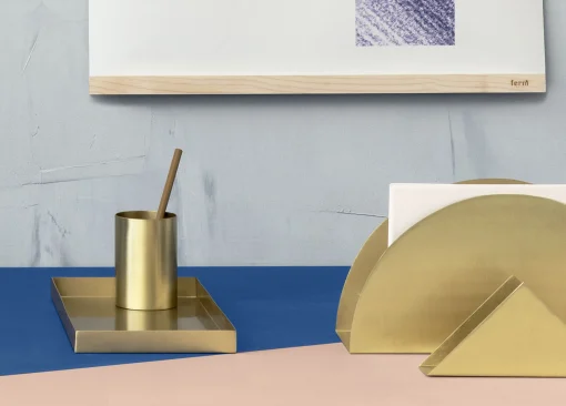 Ferm Living Stifthalter Brass Metall Gold - Messing Online