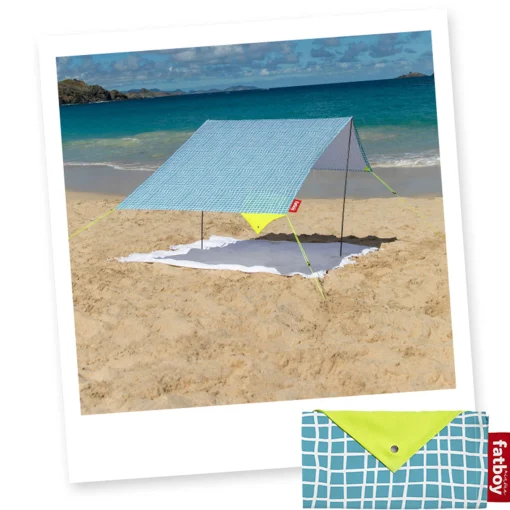 Fatboy Strandzelt Miasun Textil / Faltbar Und Mobil - 150 X 220 Cm - Blau Cheap