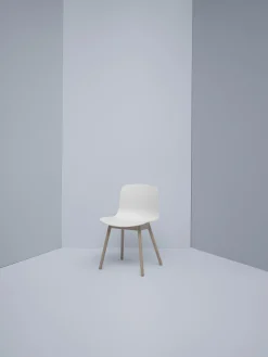 Hay Stuhl About A Chair Aac12 Plastikmaterial Weis Holz Natur - Holz Natur - Weis Online