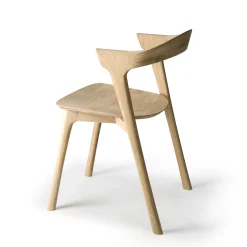 Ethnicraft Stuhl Bok Indoor Holz Natur / Massiv - Eiche Natur New