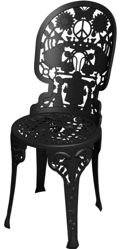 Seletti Stuhl Industry Garden Metall- Schwarz Best Sale