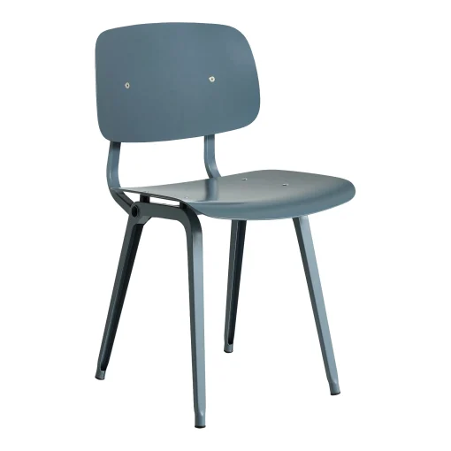 Hay Stuhl Revolt Plastikmaterial Blau / Neuauflage 1950' - Meerblau Outlet