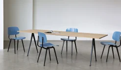 Hay Stuhl Revolt Plastikmaterial Blau / Neuauflage 1950' - Meerblau Outlet