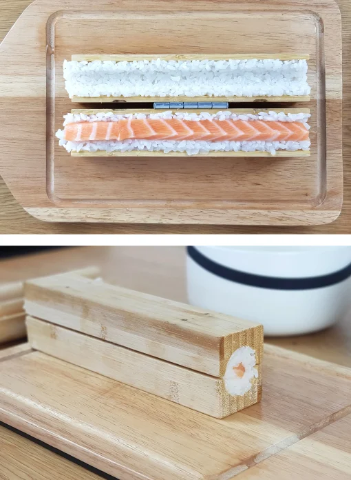 Cookut Sushi-Set Sooshi Holz Natur / Fur Maki-Sushi - Bambus Shop