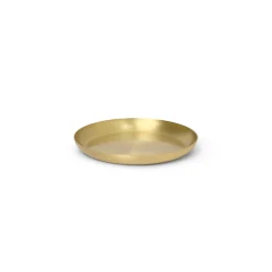 Ferm Living Tablett Basho Gold Metall O 9,5 Cm - Messing Cheap