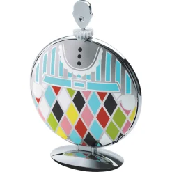 Alessi Tablett Fatman Bunt Metall Zusammenklappbar - 3 Abteilungen - Bunt - Stahl Verchromt Fashion