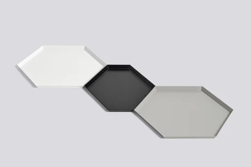 Hay Tablett Kaleido Xl Metall/ 45 X 39 Cm - Grau Online