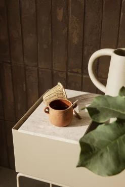 Ferm Living Tablett  Stein Marmor / Fur Blumenkasten Plant Box - Tiefe 25 Cm - Beige Clearance
