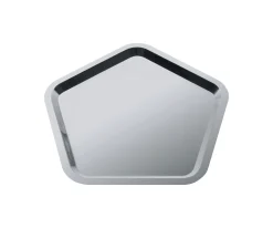 Alessi Tablett Territoire Intime Metall / 36 X 35 Cm - Stahl Poliert Cheap