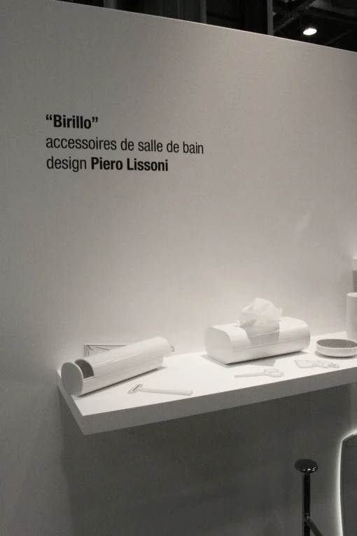 Alessi Taschentuch-Behalter Birillo Plastikmaterial- Weis Sale