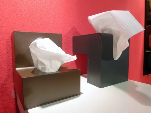 Pa Design Taschentuch-Behalter Folio Plastikmaterial - Schwarz Online