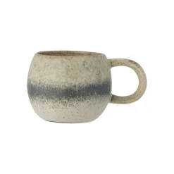 Bloomingville Tasse Elia Keramik Grun / Keramik - O 11 X H 8,5 Cm - Blaugrun - Weis Cheap